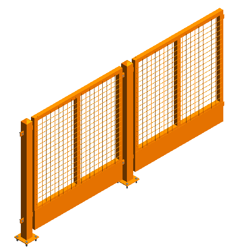 装配式临时防护栏杆2400mmrfa