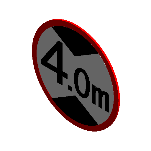 限高标识-4.0m