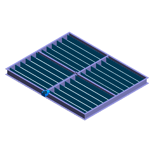 组合风阀水平放置